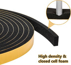 26Feet Weather Stripping Seal for Door Window, High Density Foam Tape, - Image 5