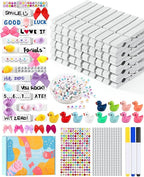 Cheer Pins for Backpack Cheer Stuff Kit 70 White Colored Clothes Pins by SFSOONEAT