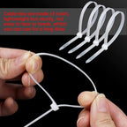 64-Piece Lint Trap and Cable Ties Set - Image 4