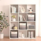 11 Inch Cube Storage Bins, Storage Cube Organizer Bins, Woven Cotton Rope Basket - Image 3