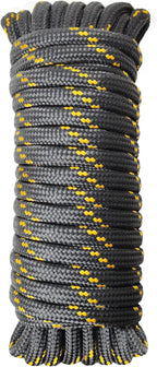 Diamond Braided Polypropylene Rope Nylon Rope Mix Thick Heavy Duty Ropes 1/2 by GIAHAND