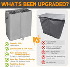 150L Double Laundry Hamper - Image 4