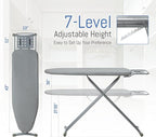 Ironing Board Full Size, BlissBoard 43"x13" Sturdy Heavy Duty Iron Board - Image 2