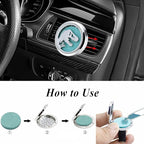 AZNECK Car Essential Oil Diffuser Vent Clip Car Diffuser Vent Clips Skull - Image 4