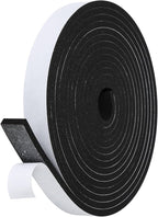 Weather Stripping Door Seal Strip- 1 Inch X 1/4 Inch X 16Feet, Strong Adhesive by Amzjjle