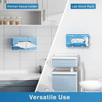 Glove Box Dispenser Wall Mount: White Holder Organizer - Image 5