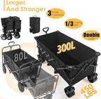 49''L Collapsible Foldable Extended Wagon - Image 2