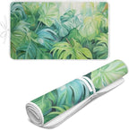 Green Ironing Mat Portable Ironing Pad Monstera Leaf 32 x 16 Inch Large Ironing by Unknown