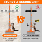Broom Holder Wall Mount, Mop and Broom Organizer Broom Hanger Storage Tool - Image 5