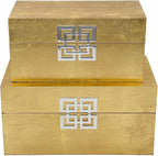 Galt International Storage Box Set Decorative Storage Box w/Hinged Lid Classic - Image 2