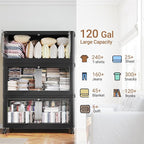 BROVIEW 480QT Stackable Storage Bins - Image 8