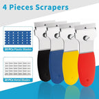 4 Pack Razor Blade Scraper, - Image 7