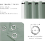 PONY DANCE Sage Green Small Curtains - Image 5