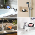 Self Draining Soap Dish, Silicone Suction Cup Soap Holder Tray Savers Container - Image 6