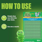 Green Gobbler Drain Cleaner & Deodorizer FRESH SCENT Sticks - Image 4