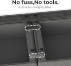 CHITA Oversized Modular Sectional Sofa Set, FSC Certified Extra Large 5 Seat V - Image 6