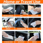 Car Wipes Extra Large 8" x 8" Car Interior Cleaning Wipes Leather Wipes - Image 7