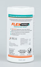 Flex Wipes Disinfectant Wipe 20075, Includes Six 75-count Canisters by KTroxSafetyandIndustrial