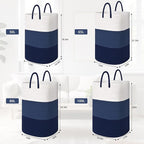 Woven Laundry Basket for Clothes, 100 L Large Rectangle Laundry Hampers - Image 3