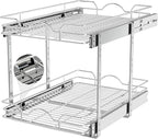 OCG 2 Tier Pull Out Cabinet Organizer, Pull Out Drawers by OCG