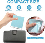 SEVENWELL 50pcs Jewelry Cleaning Cloth Mediumturquoise Polishing Cloth - Image 2