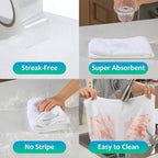 Newwiee 6 Pcs Extra Large Microfiber Cleaning Cloth 30" x 20" Washable Reusable - Image 6