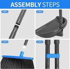 Broom and Dustpan Set ，Long Handle Broom - Image 5