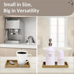 Countertop and Vanity Tray – Small 7.7" Silicone Soap Dispenser Trays, Flexible - Image 6