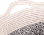 Medium and Large Woven Basket//With Handle, Used - Image 5
