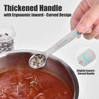 Doosu Measuring Spoons Set of 9-18/8 Stainless Steel Heavy Duty Teaspoons - Image 8