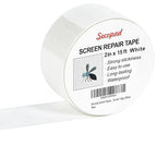 White Window Screen Repair Tape, 2 in X 15 FT Screen Repair Kit by Secopad