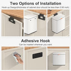Mbillion Kitchen Compost Bin Hanging Trash Can - Image 4
