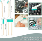 9 Pcs Small Household Cleaning Brushes by ELEMGULY, Deep Detail Crevice Brush - Image 3
