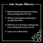 Molly's Suds Wool Dryer Balls | XL, Premium Organic Fabric Softener, - Image 3