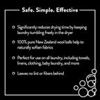 Molly's Suds Wool Dryer Balls | Natural Fabric Softener, Hypoallergenic - Image 3