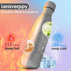 17oz Cola-Bottle Shaped Stainless Steel Leak-proof Water Bottle, Double Wall - Image 3