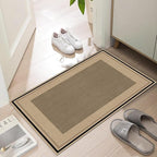 Ultra Thin Door Mat Indoor Entrance, 1/10 in Thin Door Mats by LYGLIGH