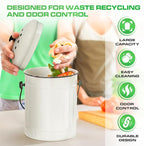 Plexon Countertop Compost Bin Kitchen Indoor - Image 5