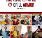 Grill Armor Oven Gloves 932°F Extreme Heat & Cut Resistant Oven Mitts - Image 6