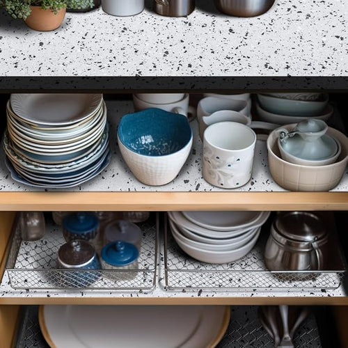 12X360 Inch Shelf Liner for Kitchen Cabinets Non Adhesive Kitchen Drawer Liner - Image 2