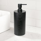Matte Black Shampoo Dispenser Modern Refillable Pump Bottle - Image 7