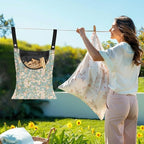 Clothespin Bag, Hanging Laundry Bag, Clothes Lines - Image 2