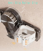 Mop and Broom Holder Wall Mount, No Punching Required Broom and Mop Organizer - Image 6