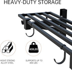 1-Pack Garage Wall Shelving, Heavy Duty Garage Storage Shelves, Wall Mounted - Image 5