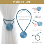 Magnetic Curtain Tiebacks - 12mm Magnetic Tie Backs - Image 2