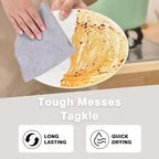 Microfiber Cloth Roll 75 Pack, Tear Away Microfiber Towels 12x12 Inch, Reusable - Image 9