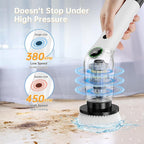 Electric Spin Scrubber, Cordless Shower Scrubber - Image 4