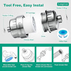 R7 Shower Filter with 3 Replacement Cartridge High Put Shower Water Filter - Image 8
