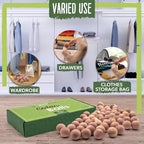 ecoKiwi Cedar Balls for Clothes Storage 75 Pack - Image 3