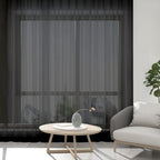 Chyhomenyc 2 Panels Solid Color Sheer Window Curtains 108 Inches Long, Elegant - Image 7
